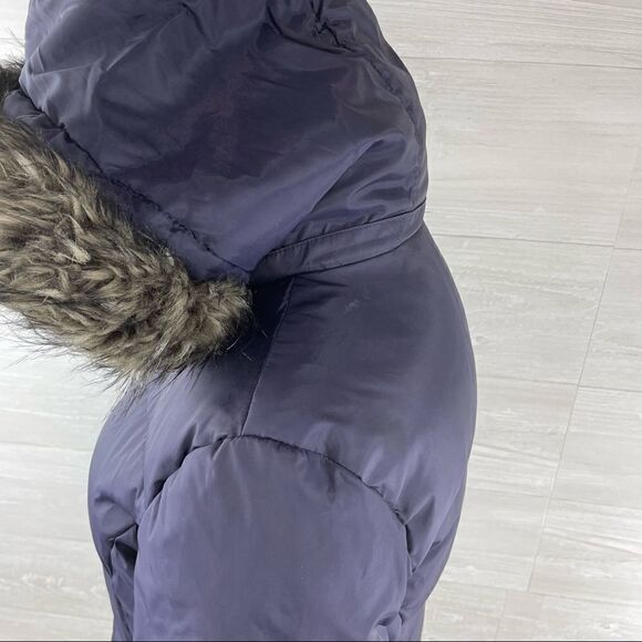 Anne Klein Down Faux Fur Hooded Puffer Coat - Picture 10 of 12